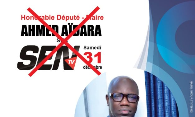 SEN TV - Une émission annulée à cause d'Ahmed Aïdara ?