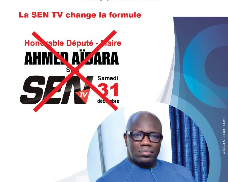 SEN TV - Une émission annulée à cause d'Ahmed Aïdara ?