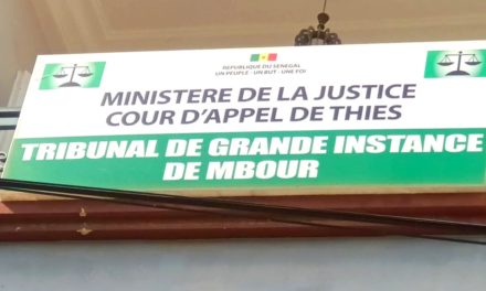 CHAMBRE CRIMINELLE DE MBOUR - Un père de famille de 67 ans condamné à 10 ans pour viol de sa fille adoptive de 13 ans