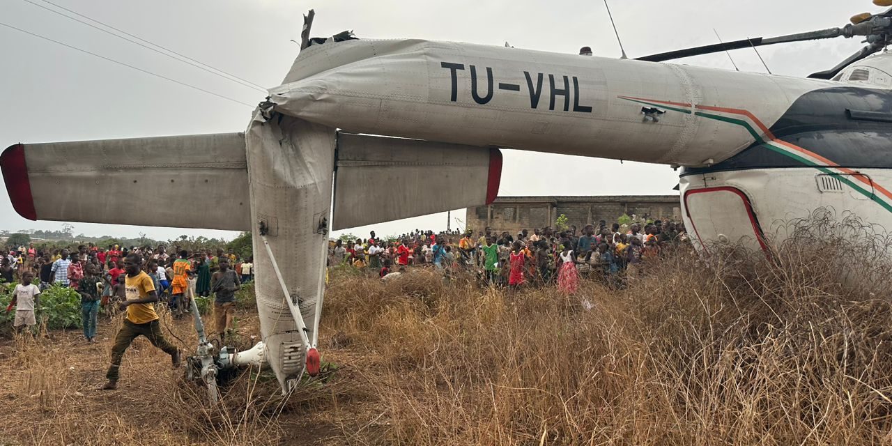 COTE D'IVOIRE - Un avion de l'armée transportant le président de l'Assemblée nationale évite de justesse un crash