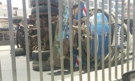 VDN - Un camion-citerne se renverse à hauteur de la gendarmerie de la Foire