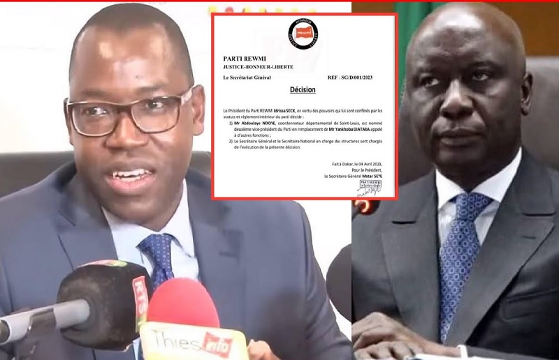 NOMINATION – Idrissa Seck réhabilite Diattara