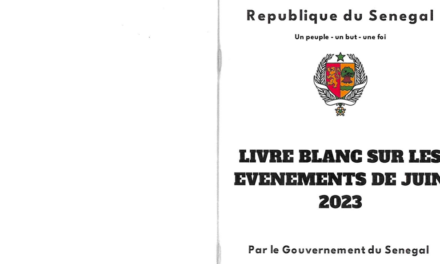 LIVRE BLANC - La version du gouvernement sur les évènement sanglants de juin