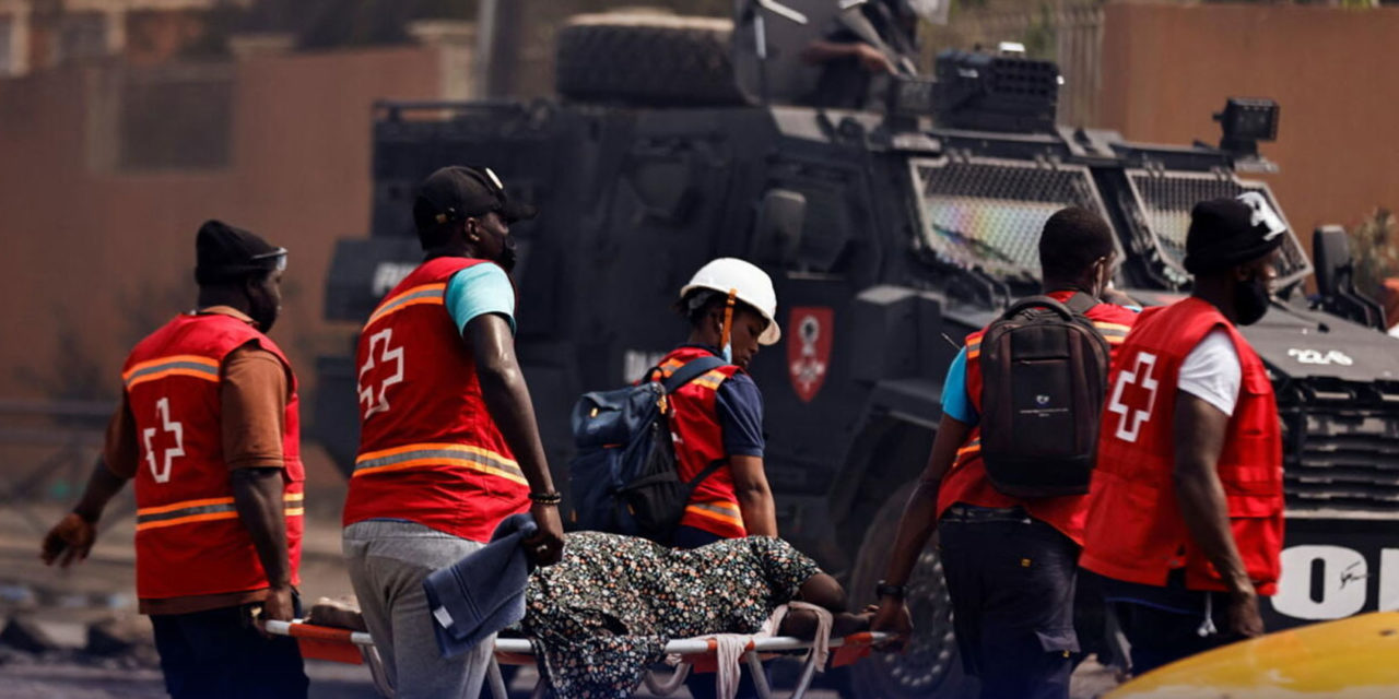 MANIFESTATIONS - 357 blessés dont 36 éléments FDS secourus par la Croix-Rouge