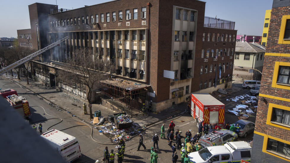 AFRIQUE DU SUD - Plus de 70 morts dans l’incendie d’un immeuble à Johannesburg