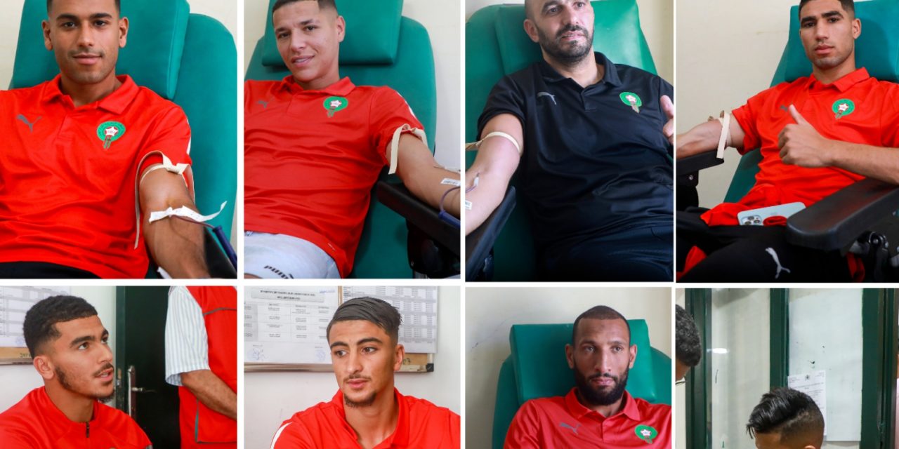 SÉISME AU MAROC - Achraf Akimi et ses coéquipiers font don de leur sang