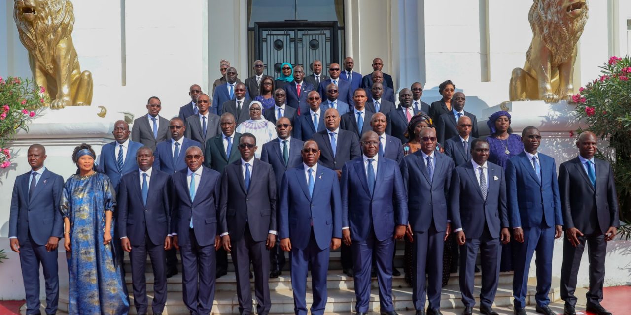 PALAIS PRESIDENTIEL - Premier conseil des ministres pour le nouveau gouvernement