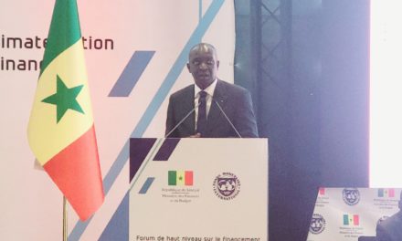 FORUM SUR LE FINANCEMENT DE L'ACTION CLIMAT - Mamadou M. Ba présente la stratégie du Sénégal