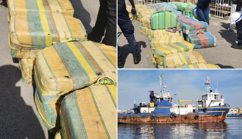 EN COULISSES - ​3 tonnes de cocaïne saisies par la Marine sénégalaise au large de Dakar