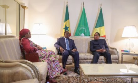 CONGO - Macky Sall et Marième Faye Sall à Oyo