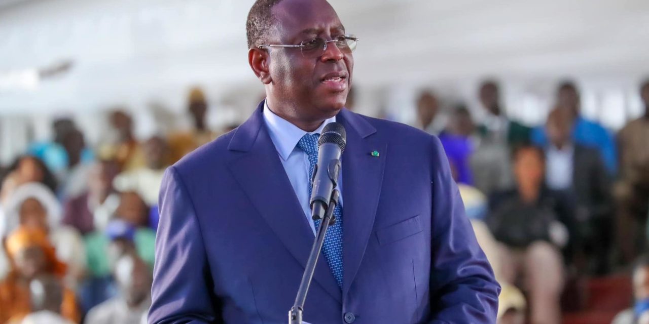 MACKY SALL - "Je suis honoré..."