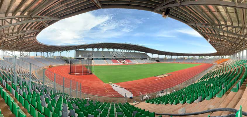 CAN 2023 - Le stade de Yamoussoukro fin prêt  à accueillir les Lions