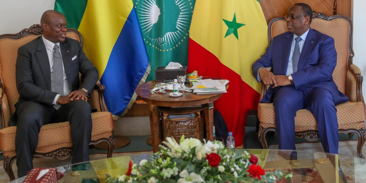 VISITE DE TRAVAIL - Le président de transition gabonais au Sénégal