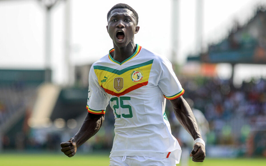 LAMINE CAMARA - HOMME DU MATCH :  "une récompense  d’avoir marqué un  doublé"