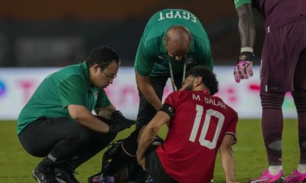 EGYPTE-GHANA - Salah sort sur blessure