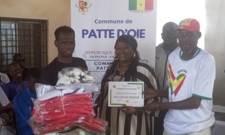 PATTE D'OIE - Maïmouna Dièye octroie 6 millions aux sportifs de sa commune