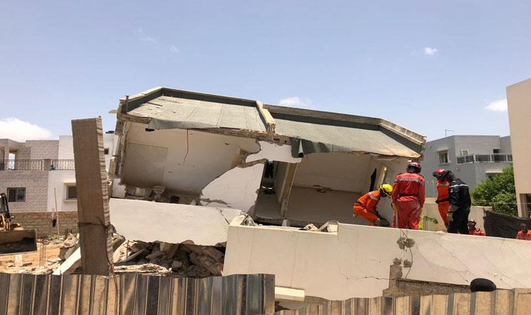 EFFONDREMENT D’UN BATIMENT A KHAR YALLA -  5 morts et 12 blessés 