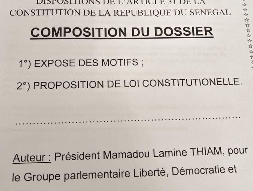 ASSEMBLEE - La proposition de loi déposée par le Pds, adoptée par la commission des lois