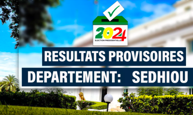 DEPARTEMENT DE SEDHIOU - Bassirou Diomaye rafle 28.964 des suffrages contre 12.378 voix pour Amadou Ba