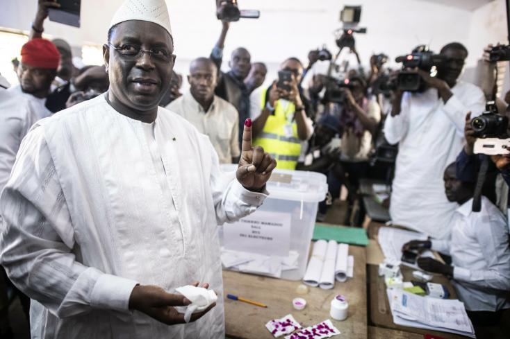 MACKY SALL APRÈS SON VOTE À  FATICK : "Ce soir, les bureaux de vote vont parler"