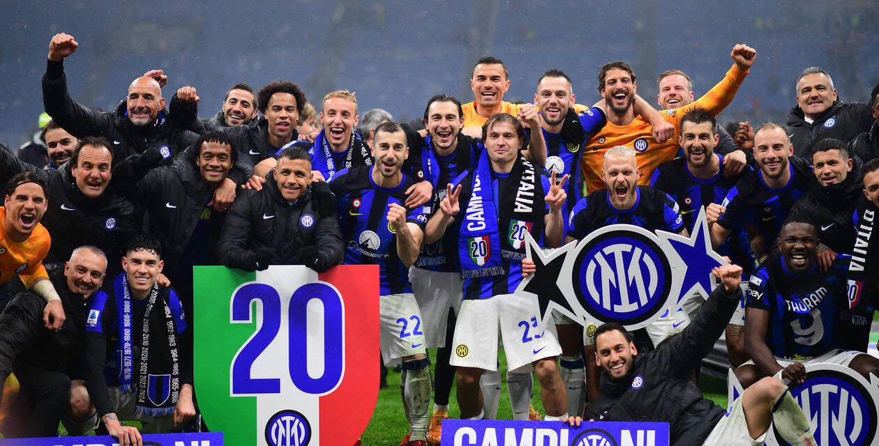CALCIO - L'Inter sacré pour la 20ème fois