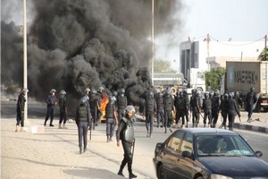 HEURTS D'APRES ELECTION EN MAURITANIE - mort de 3 personnes