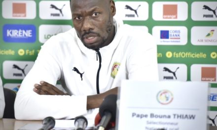 PAPE THIAW (COACH DES LIONS) - "On mérite de gagner ce match"