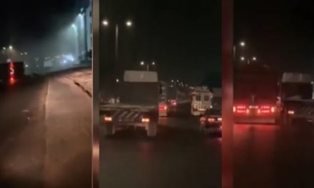 COURSE ENTRE DEUX CAMIONS- L'un des chauffeurs arrêté