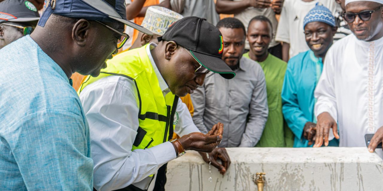 Mise en service officielle du réseau d’alimentation en eau potable de Keur Salla Mbatta