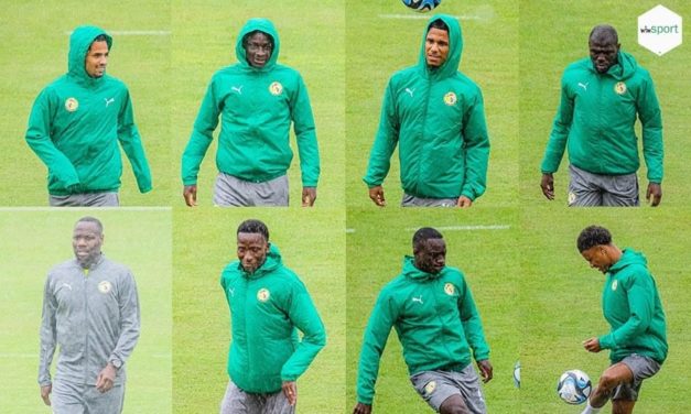 ÉQUIPE NATIONALE - 6 Lions pour la première séance d’entraînement