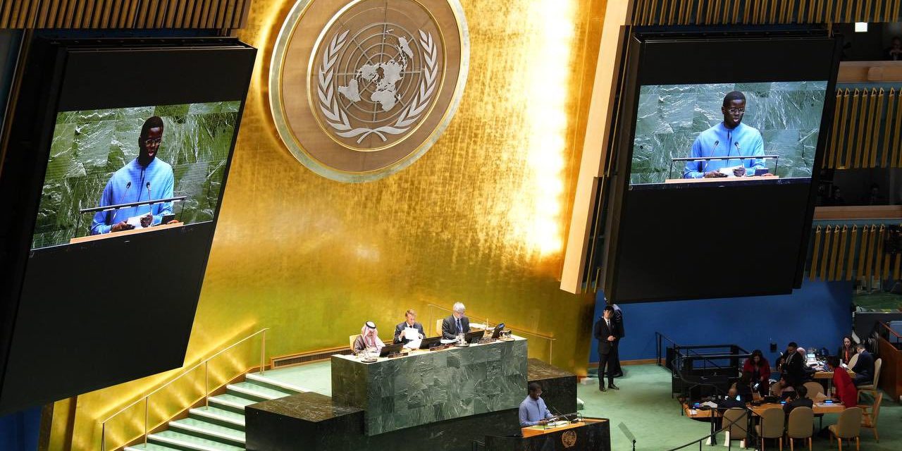 ONU - Bassirou Diomaye Faye dénonce « une tragédie aux allures de nettoyage ethnique » à Gaza