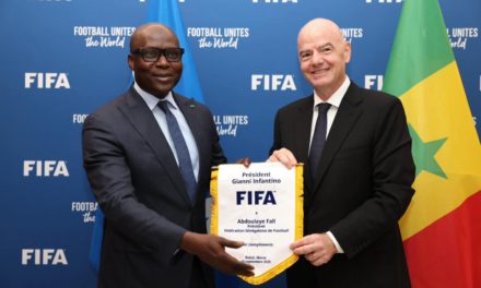 FSF - Abdoulaye Fall reçu par Infantino