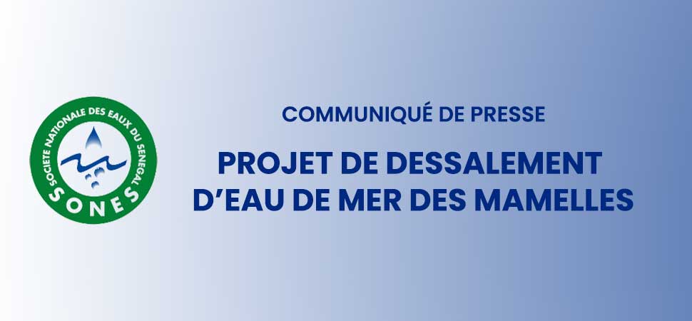 SONES - Projet de dessalement d’eau de mer des Mamelles