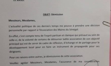Barthélémy Dias démissionne officiellement de l'AMS