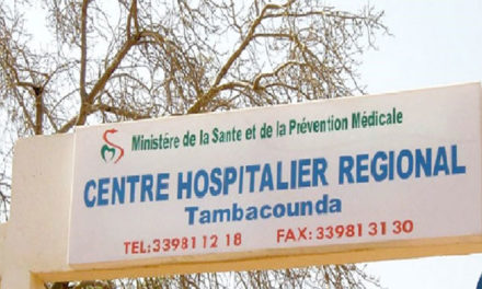 HÔPITAL RÉGIONAL DE TAMBA - 3 urgentistes testés positifs