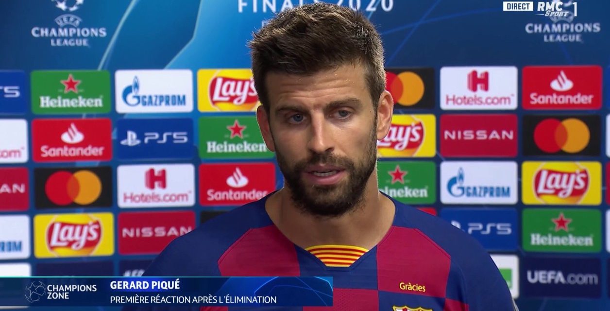 GERARD PIQUE  - "On a touché le fond, il faut tout changer"