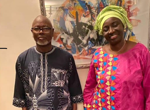 VISITE DE COURTOISIE  - Aminata Touré chez Alioune Tine