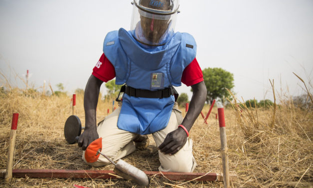 OPERATION DE DEMINAGE - "Il reste 1 900 000 mètres carrés à déminer"