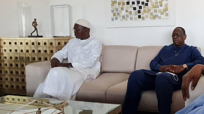 CONDOLEANCES - Macky Sall chez Khalifa Sall