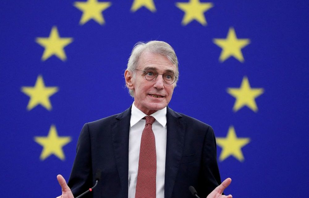 Décès du président du Parlement européen David Sassoli