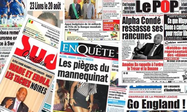 DÉTOURNEMENT DES UNES DE CERTAINS JOURNAUX- Papito Kara vers la prison
