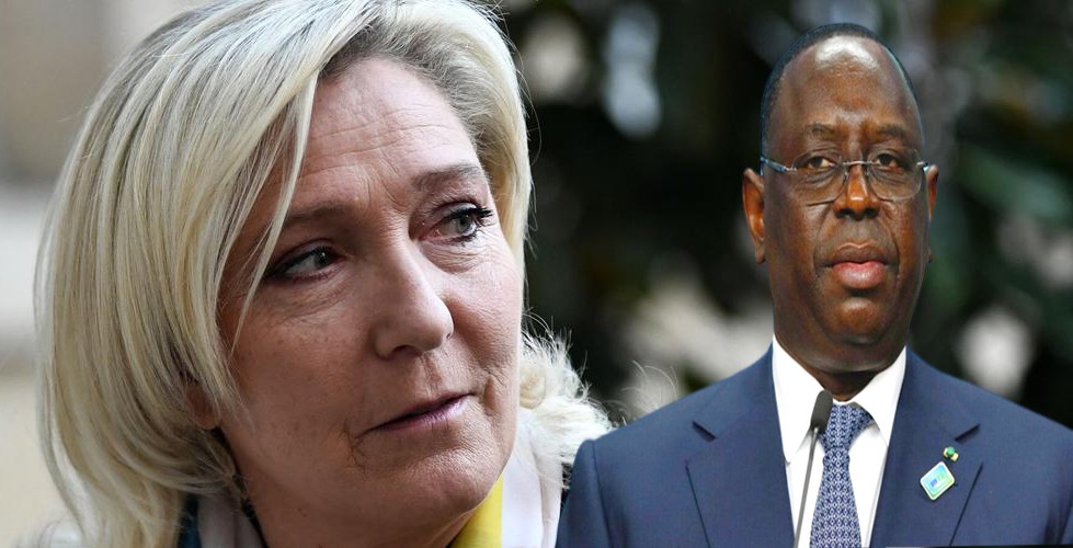 RENCONTRE MACKY SALL-MARINE LE PEN - L’audience  polémique