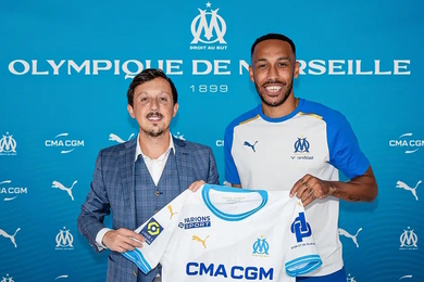 MERCATO - Aubameyang débarque à Marseille