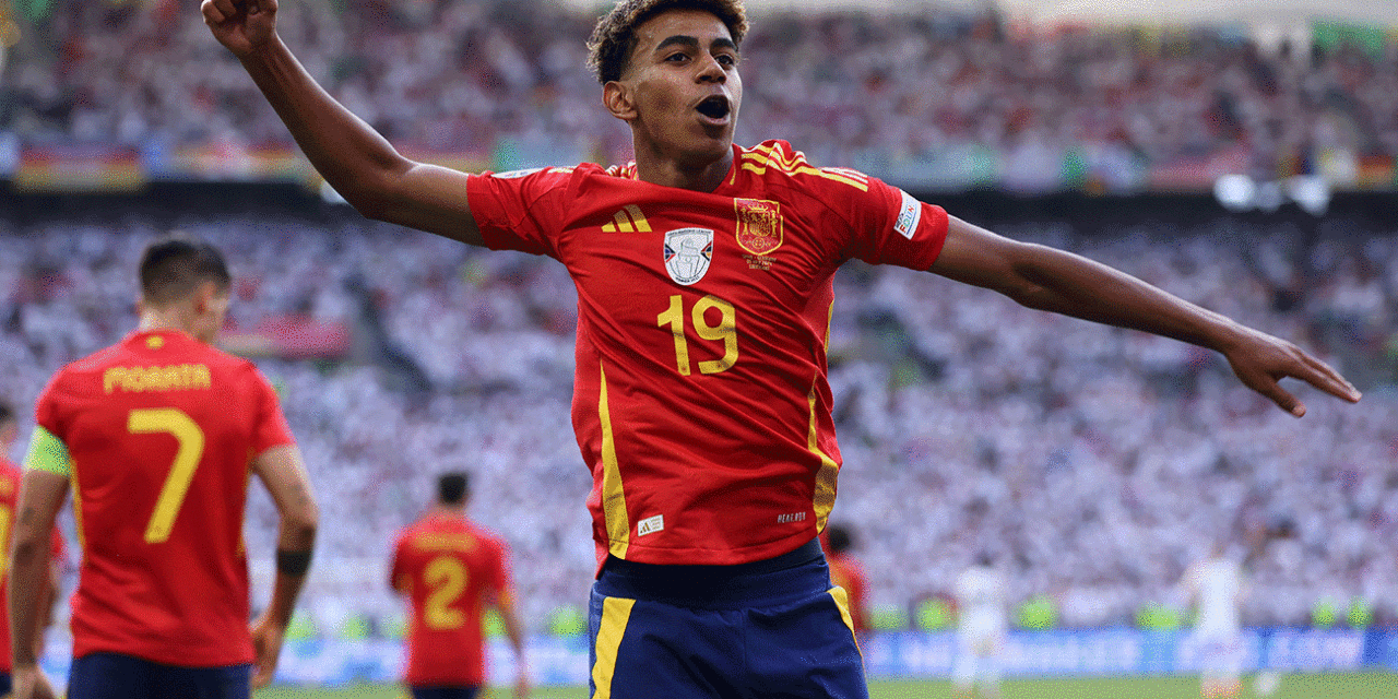 EURO 2024 -Lamine Yamal égale Pelé