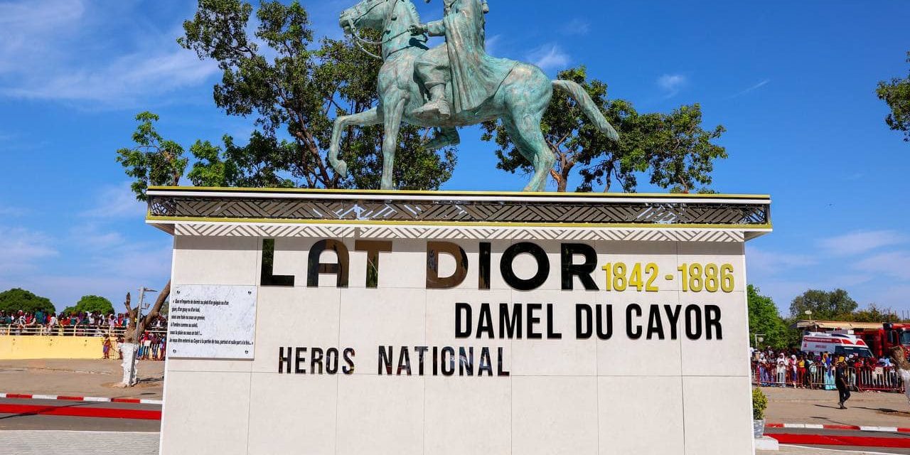 THIES - Diomaye inaugure un monument à la mémoire de Lat Dior Diop
