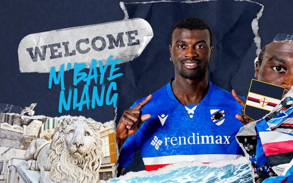 MERCATO - Mbaye Niang atterrit à la Sampdoria Gênes