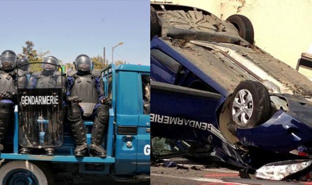 AXE LOUGA SAINT-LOUIS - 7 gendarmes blessés dans une collision