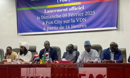 FRONT POUR LA DÉFENSE DE LA DÉMOCRATIE ET DE LA RÉPUBLIQUE - Plus de 70 partis pour faire face aux "dérives" de Pastef