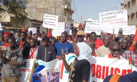 EXCLUS DE ́LA RÉINSTALLATION SUR LE SITE DU LAC ROSE- Les impactés du TER du département de Dakar expriment leur colère