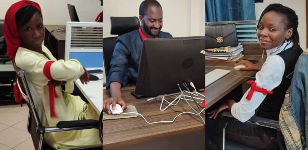 CRISE A L'APS - Les travaillent arborent un brassard rouge